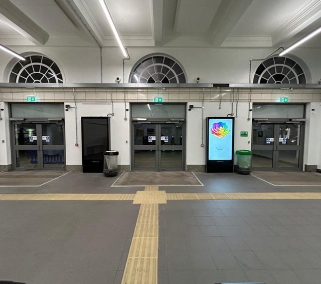 Floor finishes and power doors